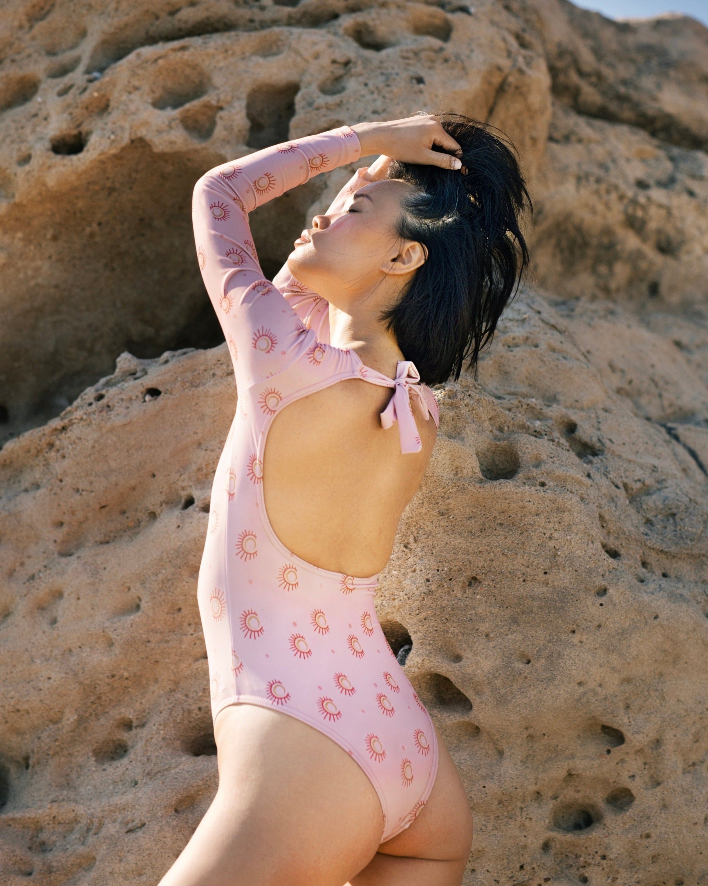 Rose water swimsuit