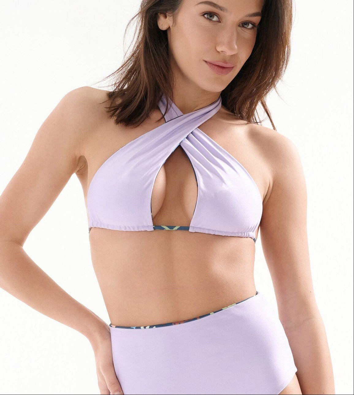 Blue Java Double Face Bikini
