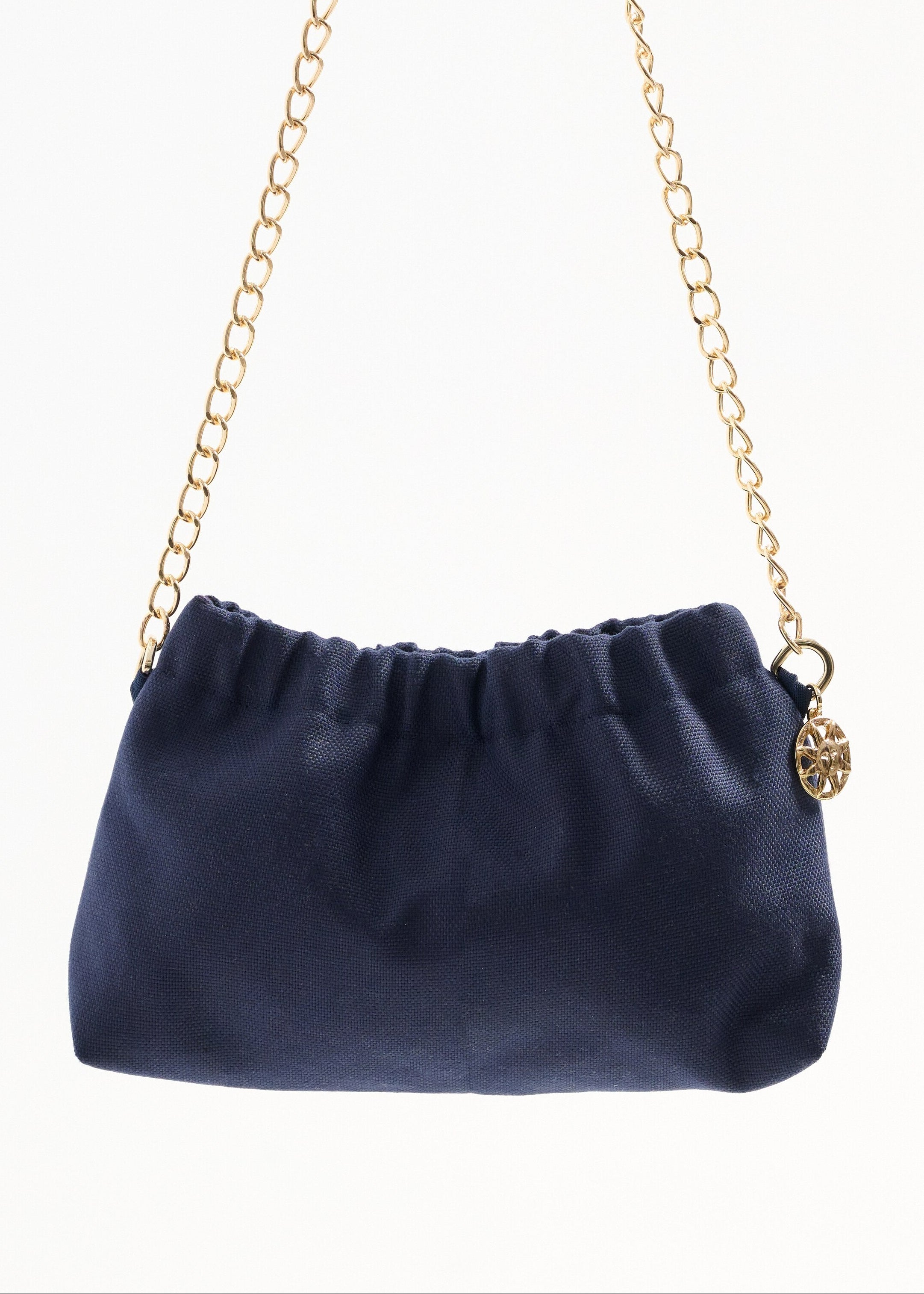 Éclair chain bag in navy