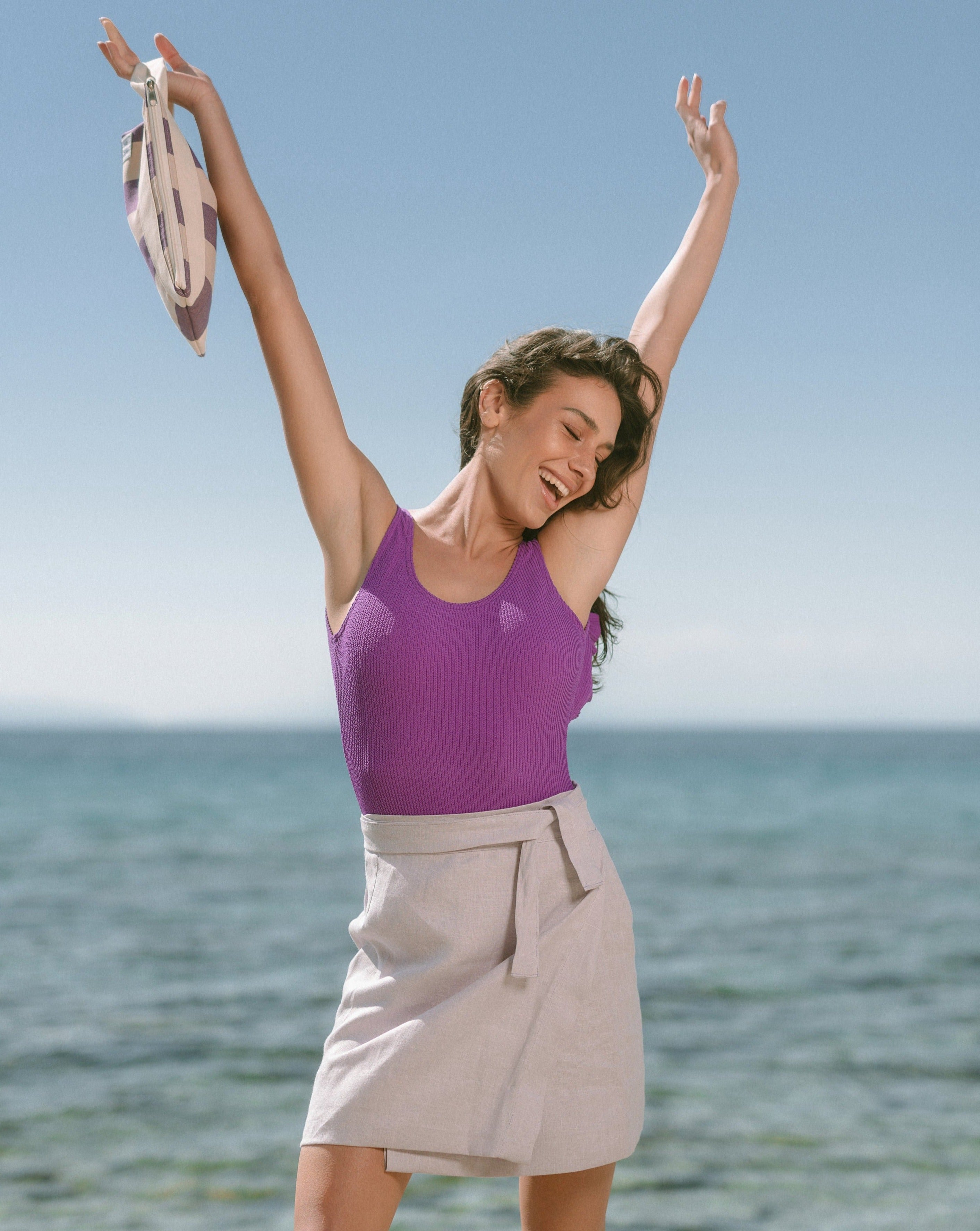 Sugarcover Lavender wrap skirt