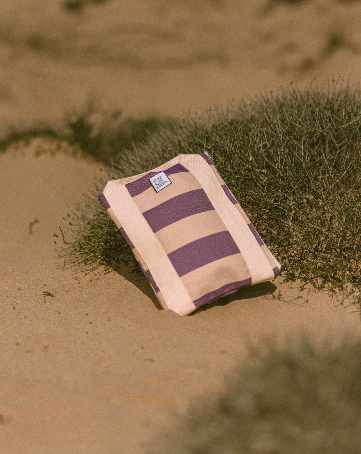 Macaron in Lavender stripes