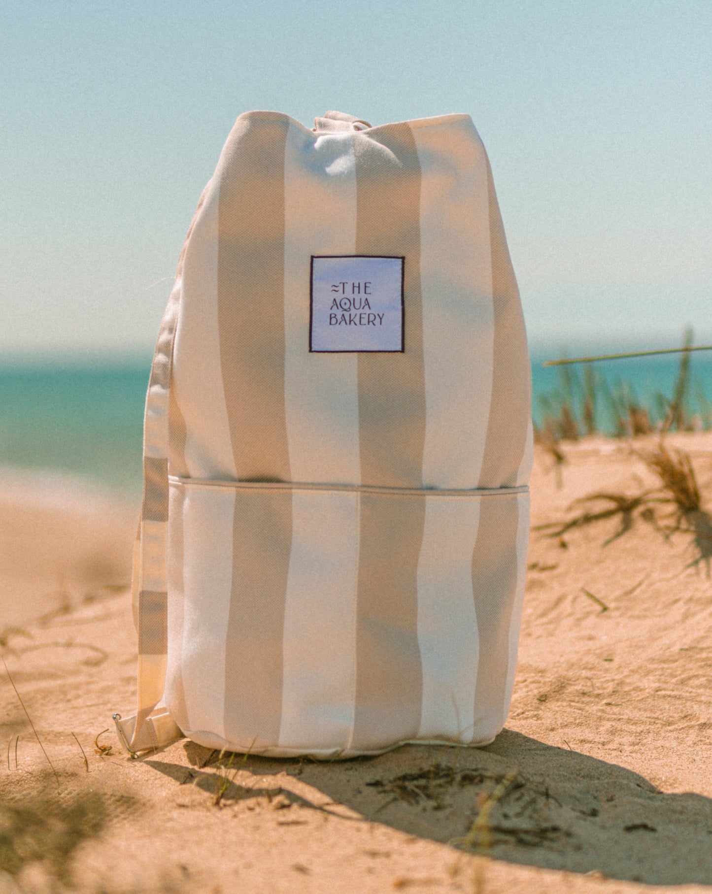 The cream striped Sailor Sack