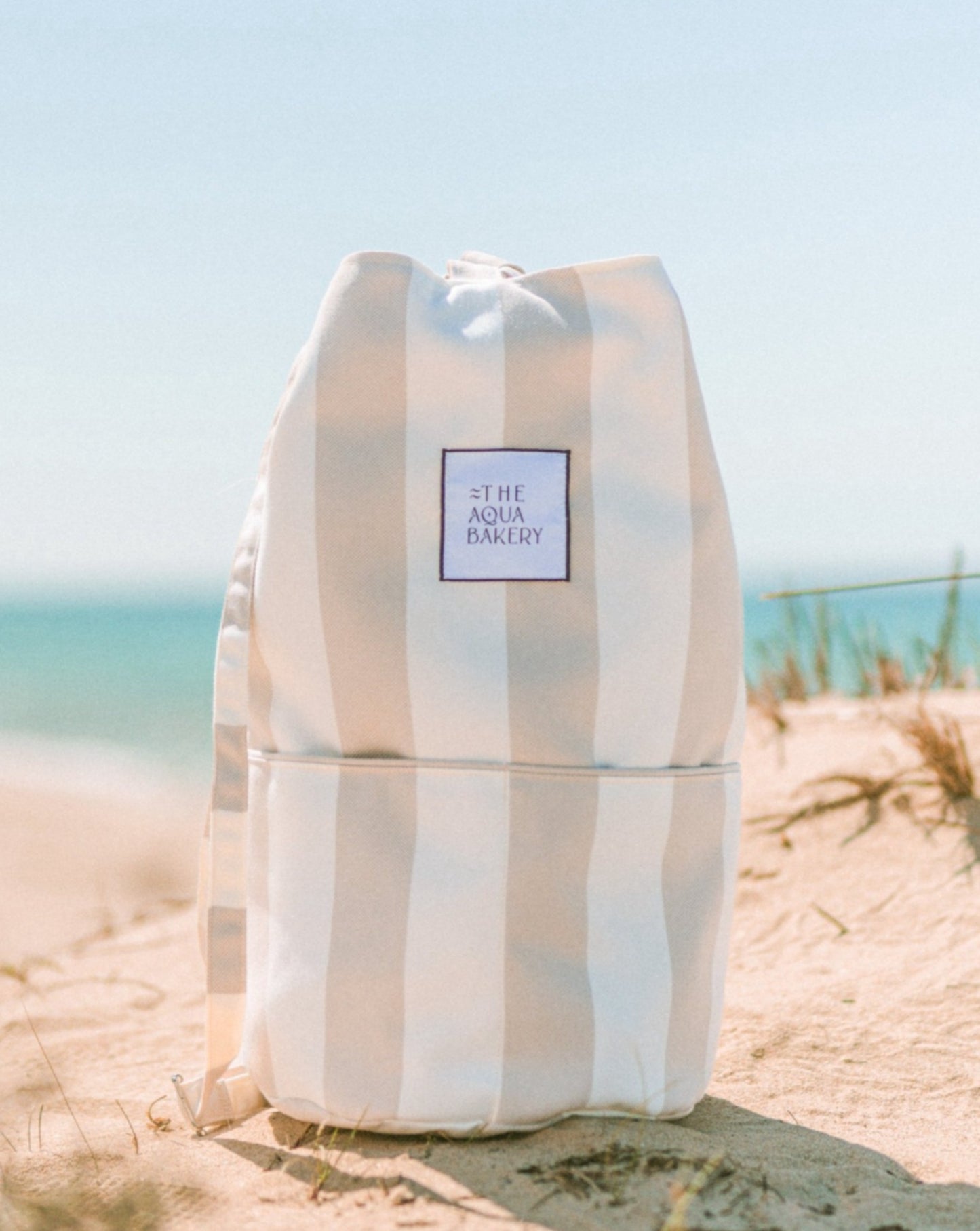 The cream striped Sailor Sack