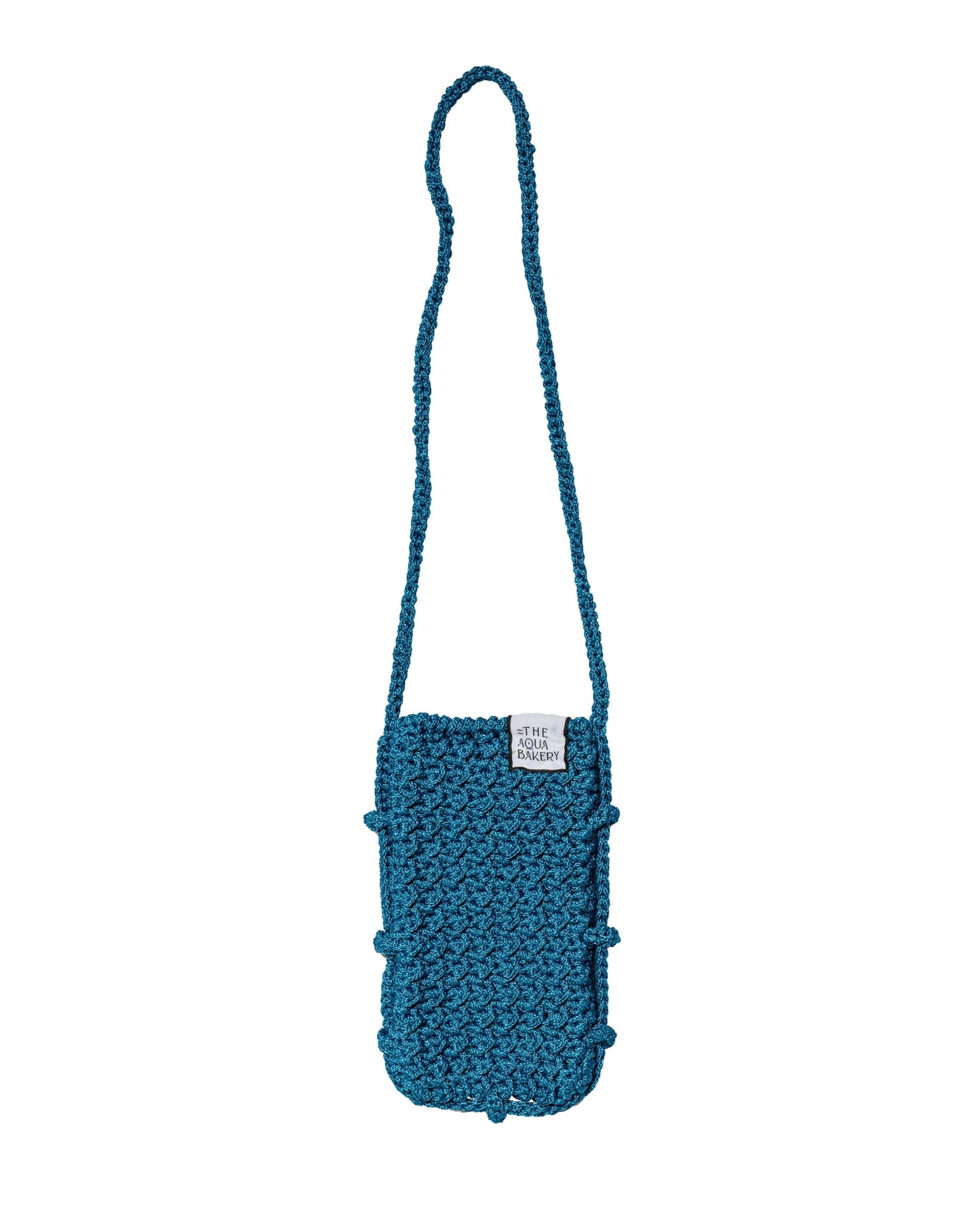 Neck Pouch in petrol blue