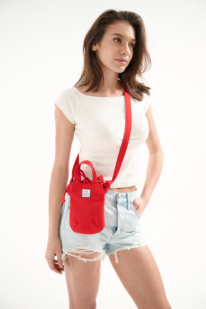 Cannoli phone bag in red