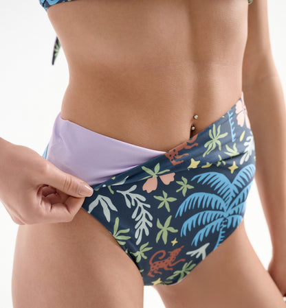Blue Java Double Face Bikini