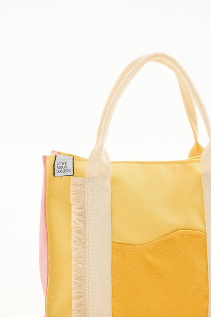 Battenberg  tote bag pastel