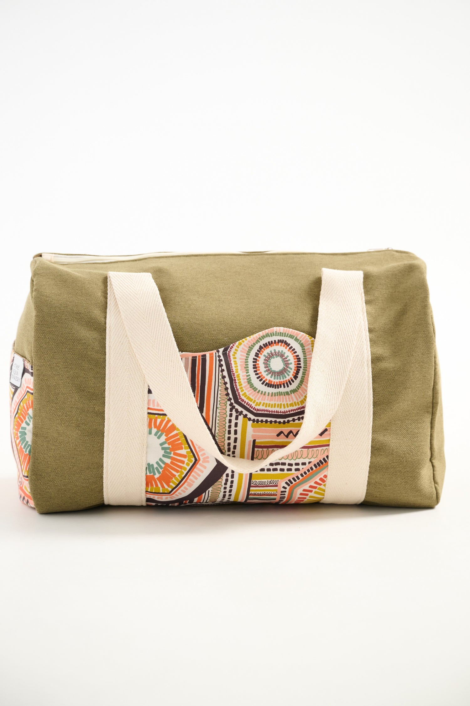 Weekend bag in khaki