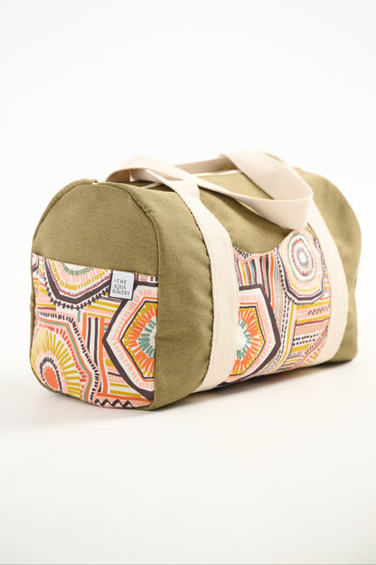 Weekend bag in khaki