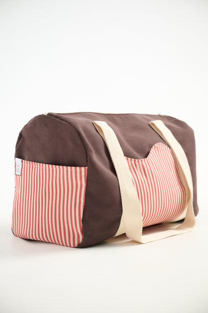 Weekend bag in chocolate