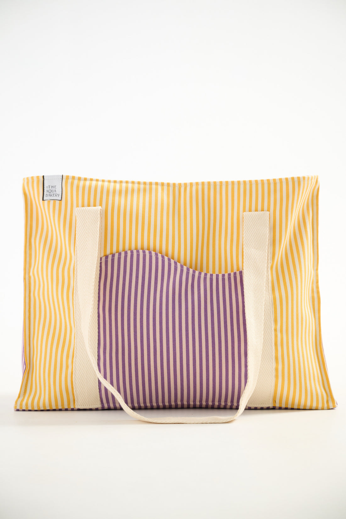 The Oversized Aprox bag in yellow stripes