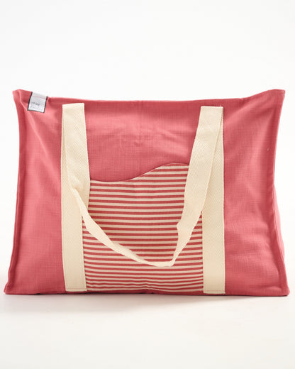 The Oversized Aprox bag in stripes