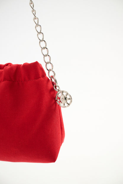 Éclair chain bag in red