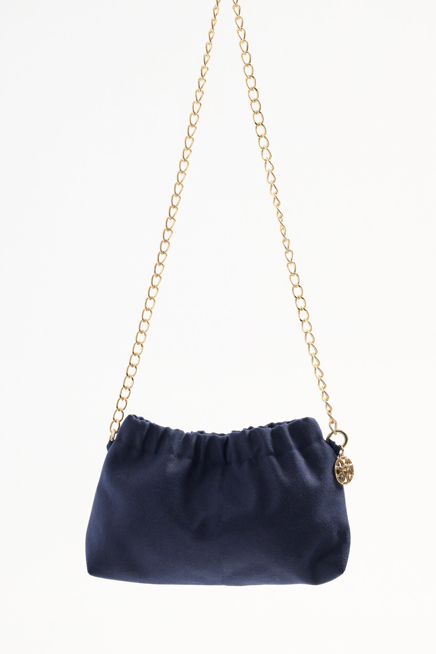 Éclair chain bag in navy