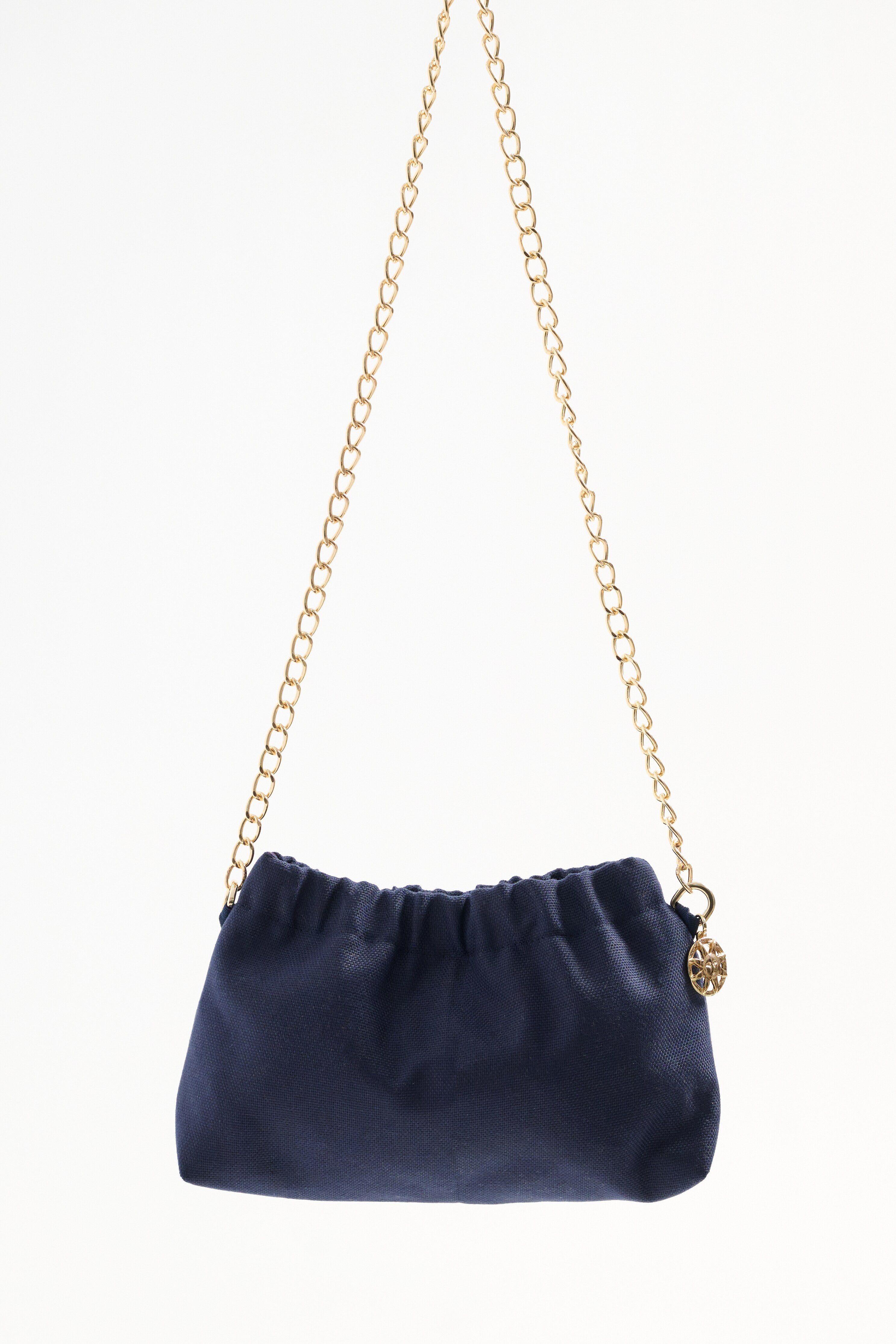Éclair chain bag in navy