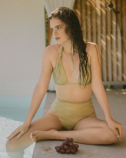 Shell Marshmallow double face bikini