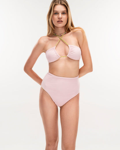 Shell Marshmallow double face bikini