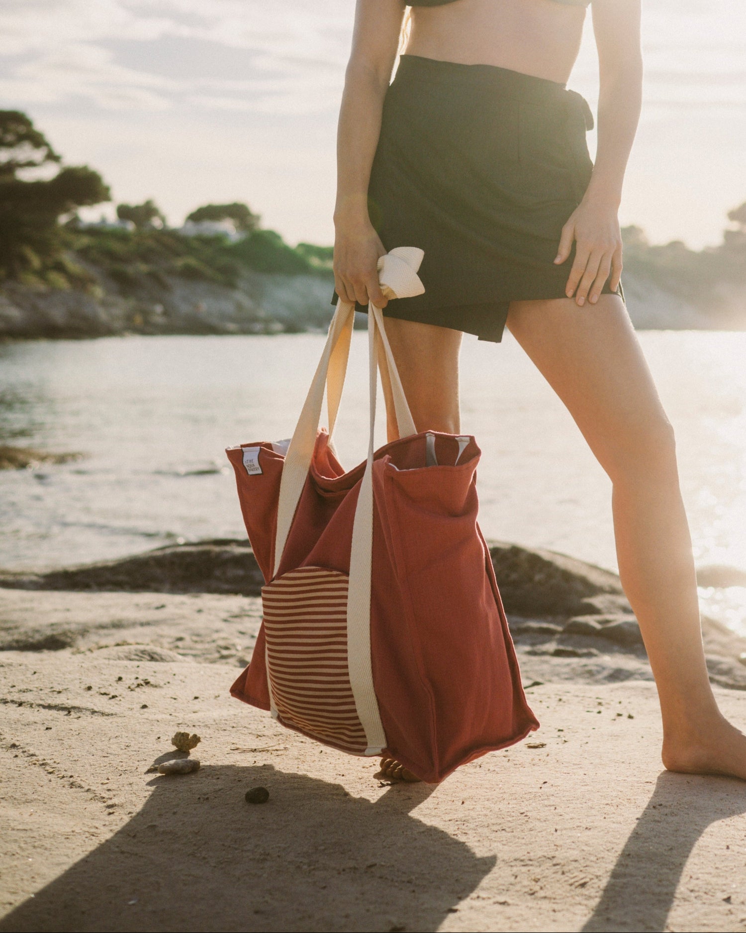 The Oversized Aprox bag in stripes